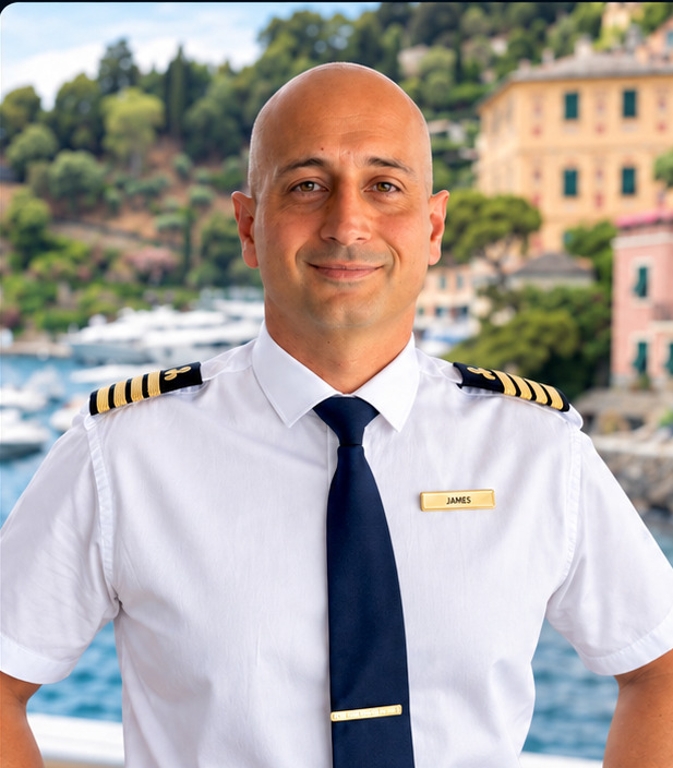 James Viscardini, founder of Torven Marine, in marine engineering officer uniform