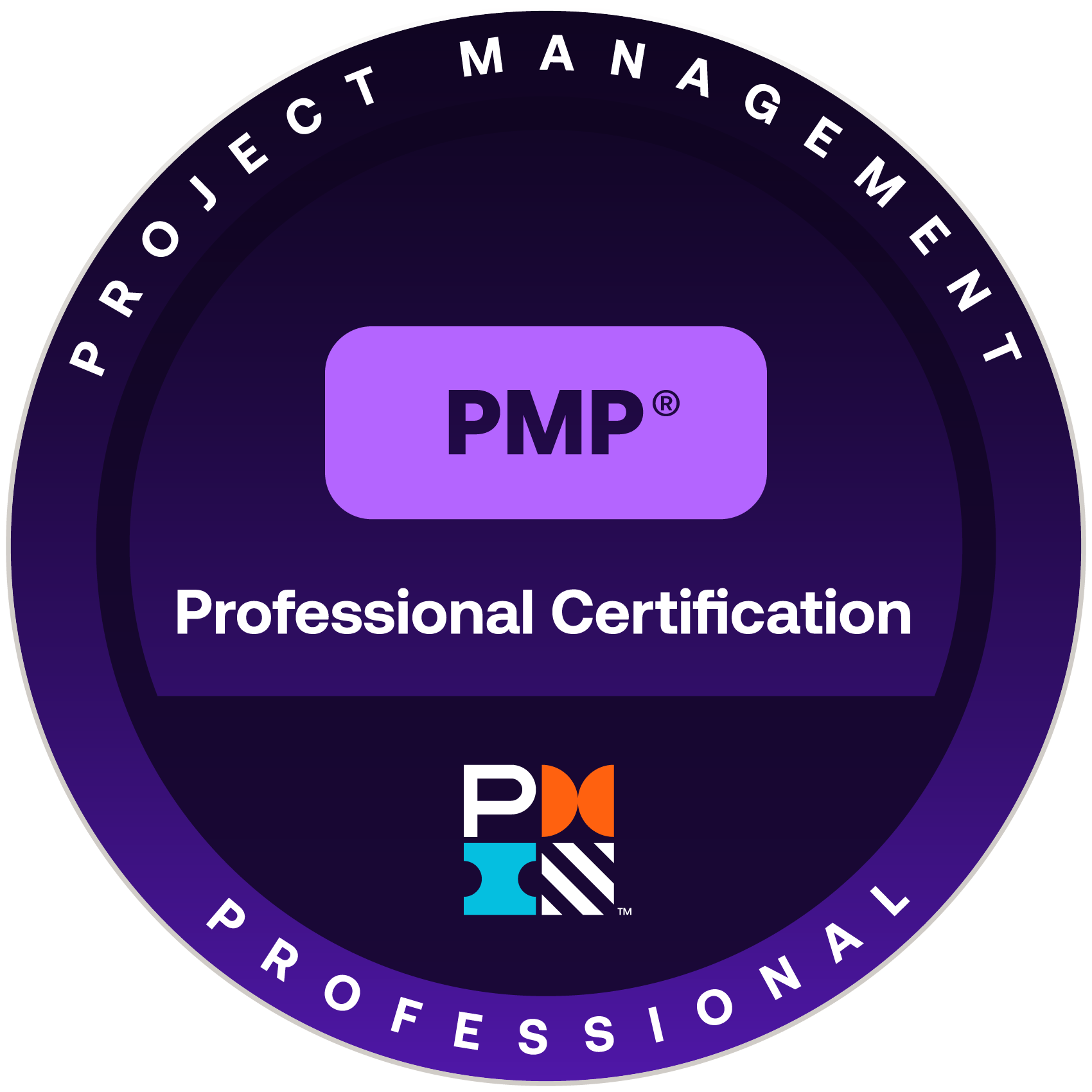 PMI Project Management Professional (PMP) professional certification badge