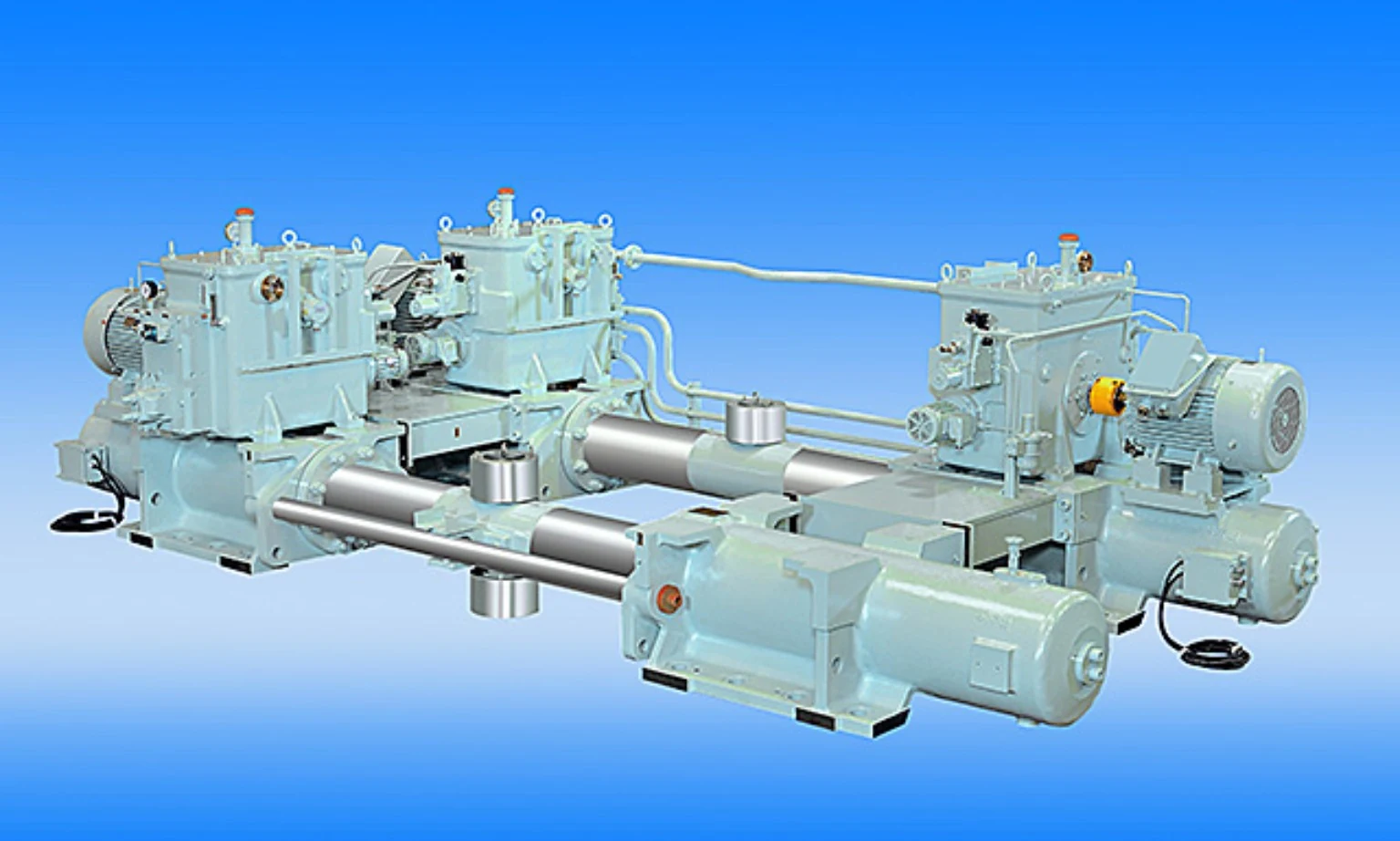 Marine steering gear machinery